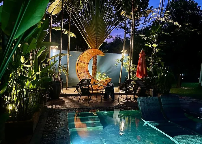 Duplex, 1br Loft, King Bed, Pool, Garden, Sony Soundbar Dom wakacyjny *