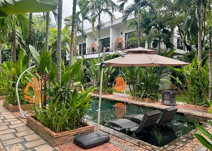 Duplex, 1br Loft, King Bed, Pool, Garden, Sony Soundbar Dom wakacyjny
